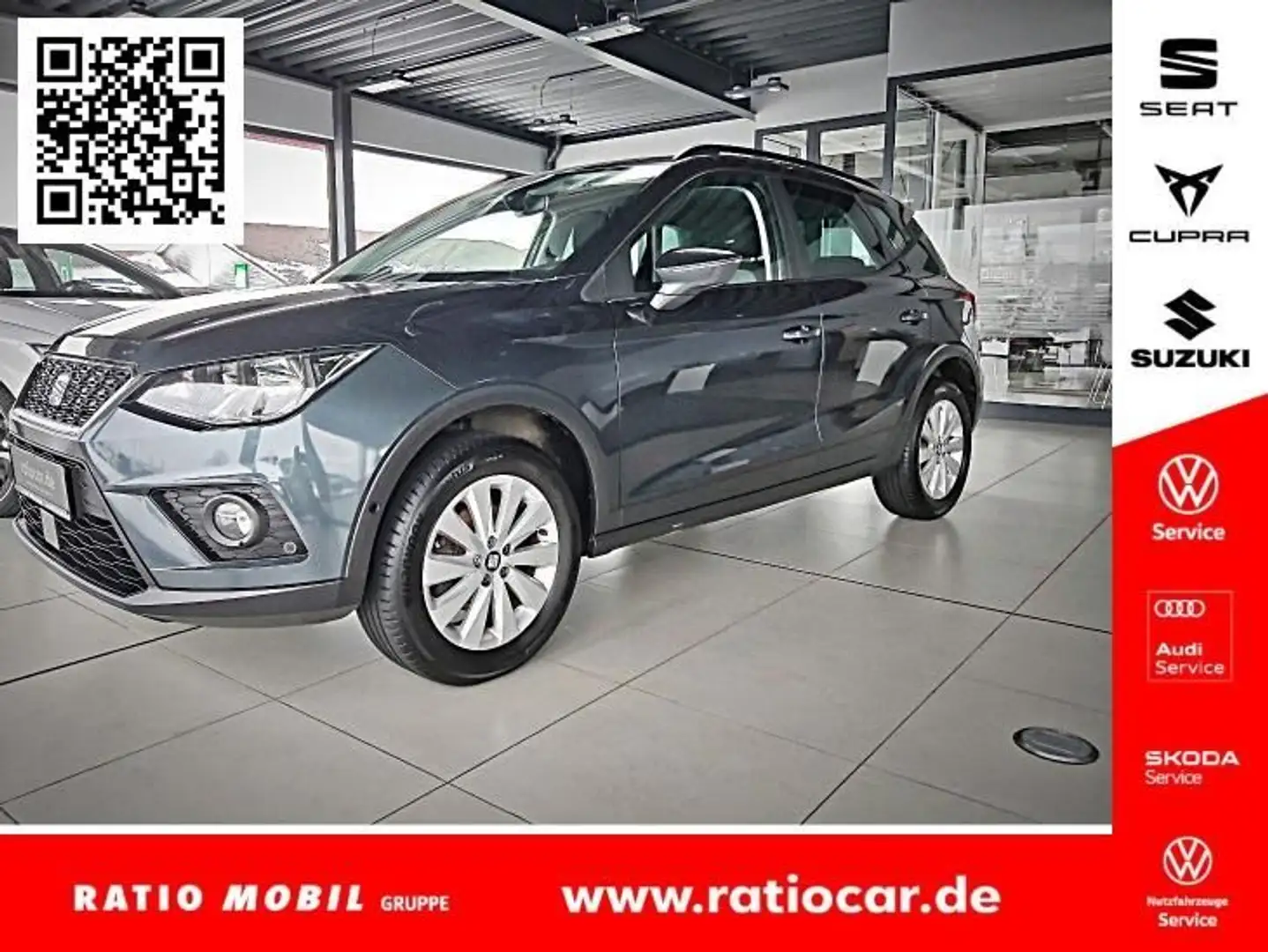 SEAT Arona ARONA STYLE 1.0 TSI SHZ VOLL-LED NAVI Blanc - 1