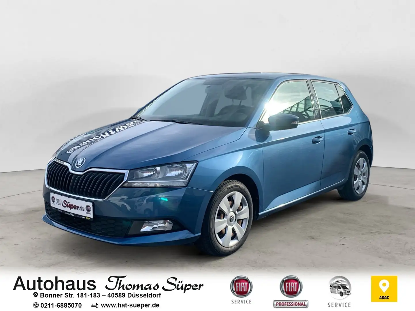 Skoda Fabia Ambition DSG PDC DAB Sitzheizung Azul - 1