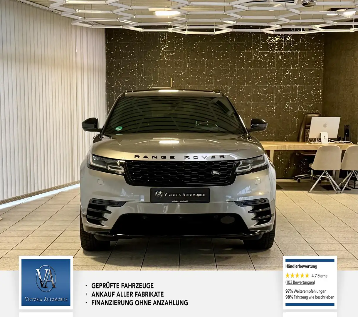 Land Rover Range Rover Velar R-Dynamic SE Mega Ausstattung. R-DinamicHSE, Panor Silber - 2