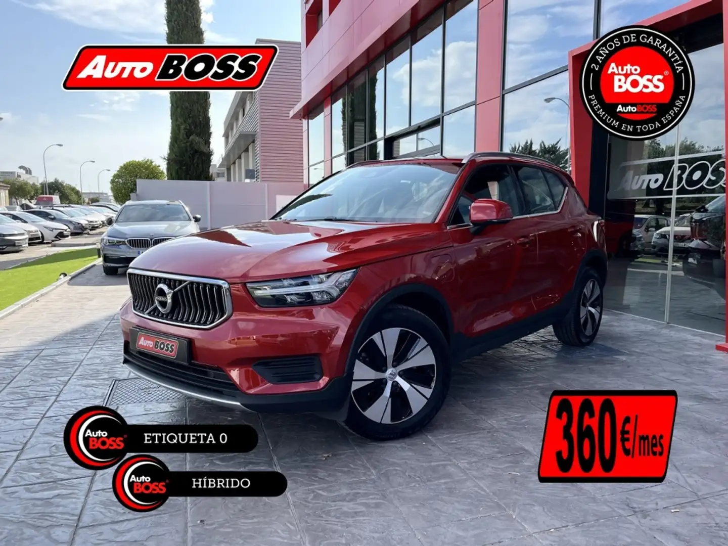Volvo XC40 T5 Recharge Plus Bright Aut. Rojo - 1