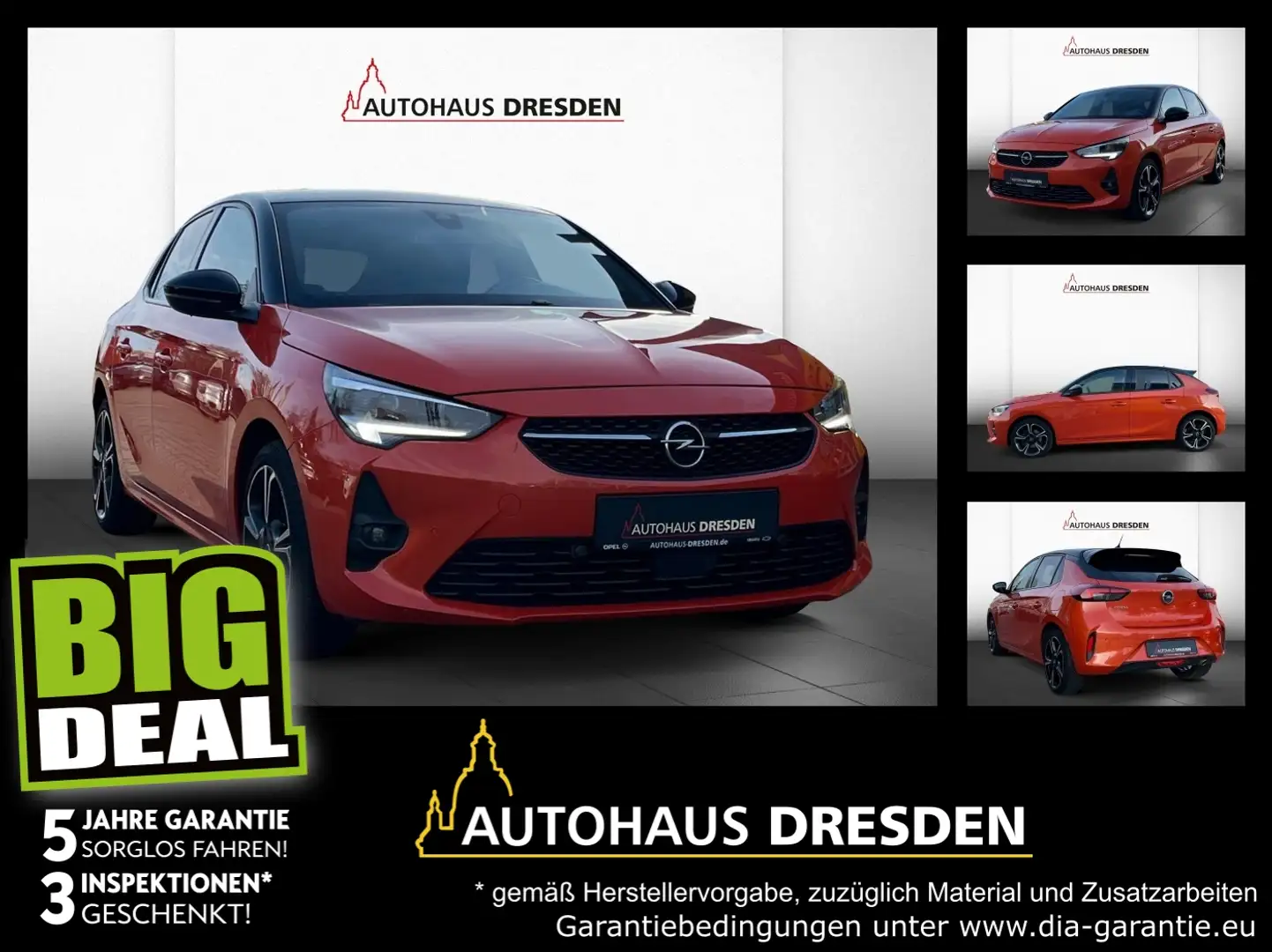Opel Corsa F 1.2 Turbo GS Line LED+SHZ+Fernlichtass. Orange - 1