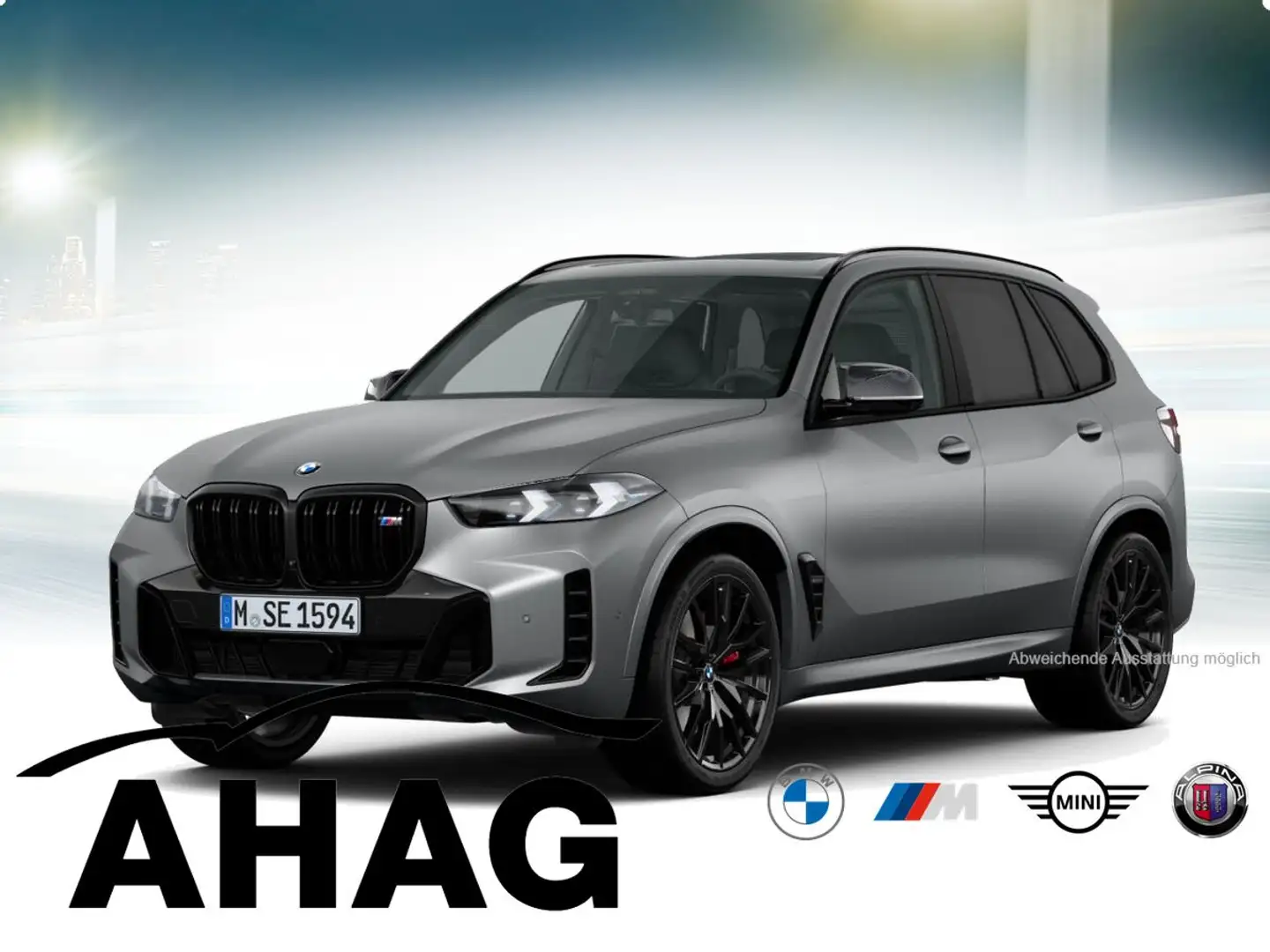 BMW X5 M60i Innovationsp. Sport Aut. Standhzg. Grau - 2