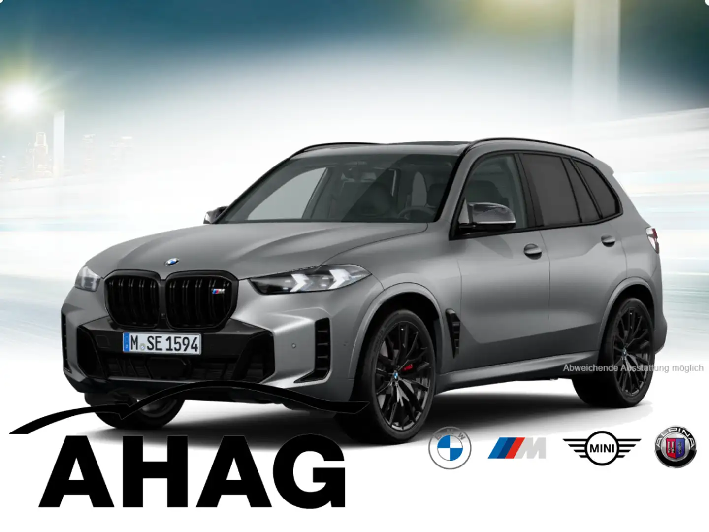 BMW X5 M60i Innovationsp. Sport Aut. Standhzg. Grau - 2