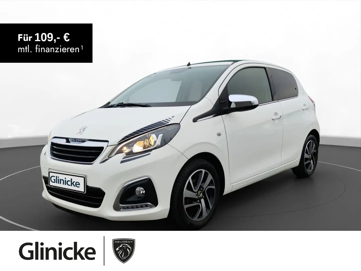 Peugeot 108 TOP 72 S&S 5Türig Sitzheizung Kamera AppleCa Weiß - 1