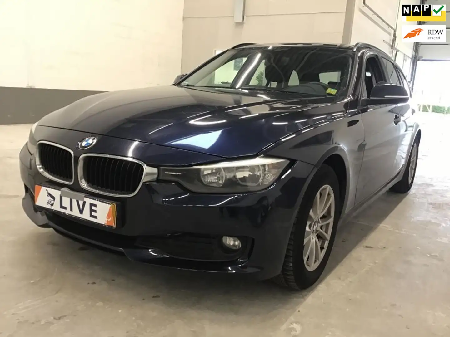 BMW 318 3-serie Touring 318d High Executive // SR-222-P Blauw - 1