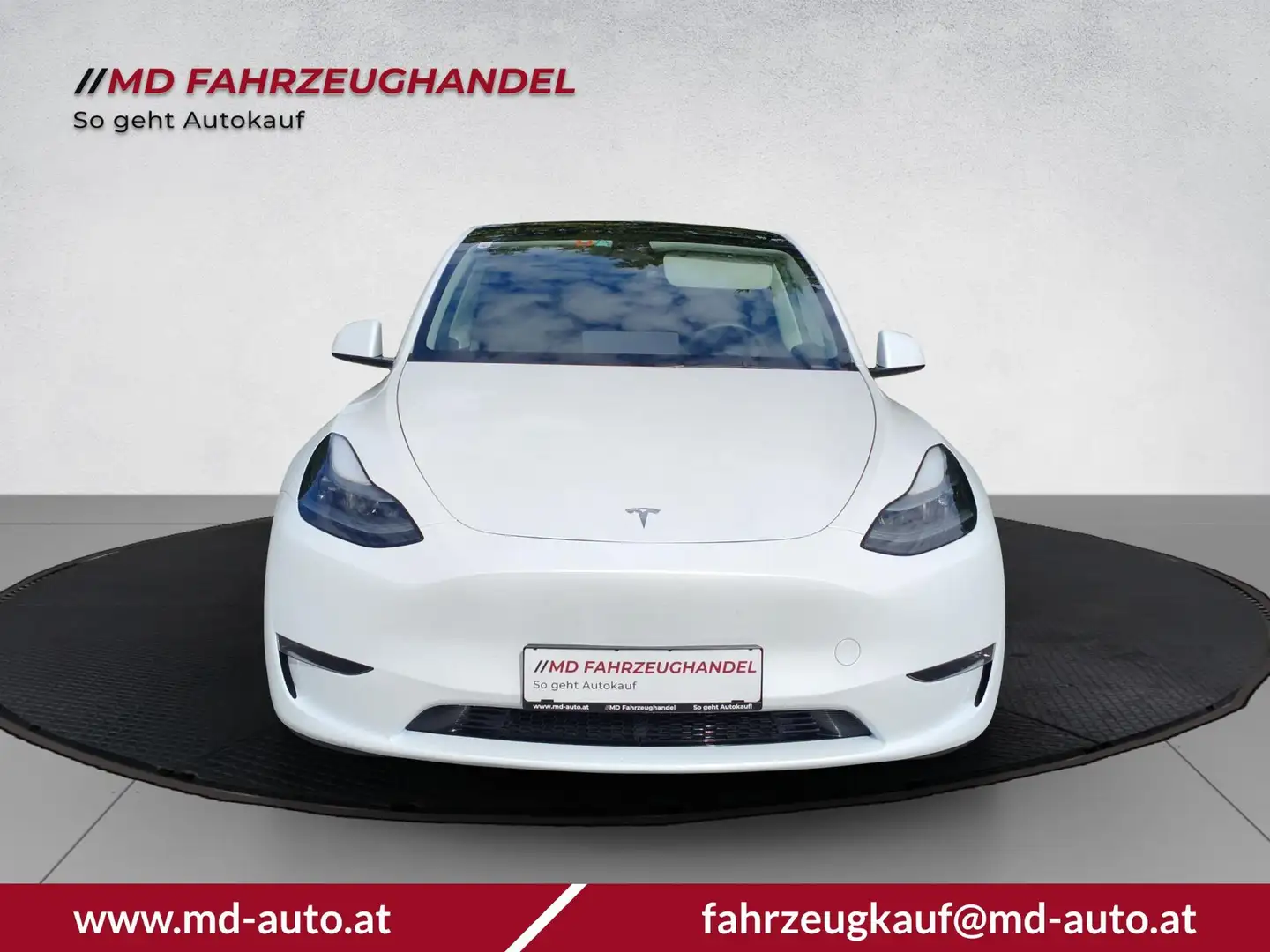 Tesla Model Y Long Range AWD, MwSt. ausweisbar, Leasingfähig ... Weiß - 2