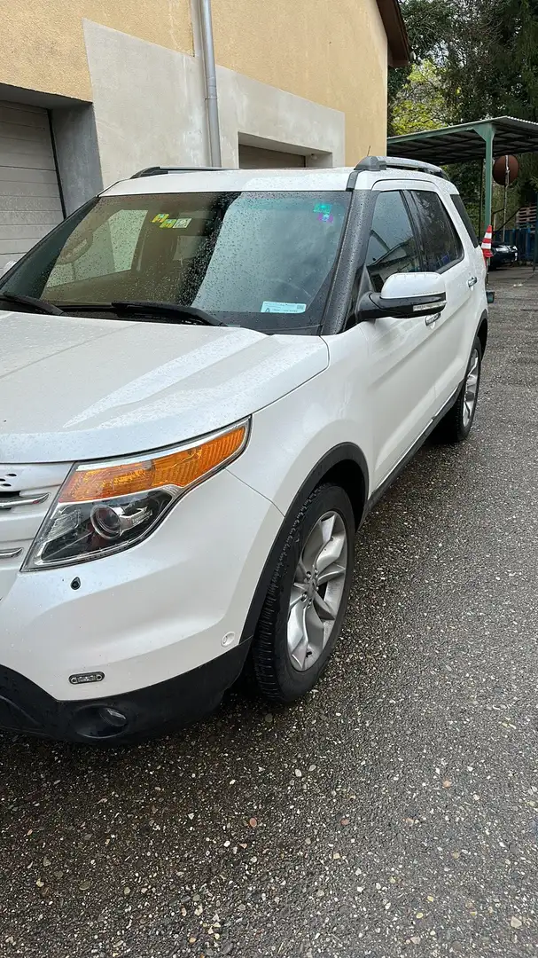 Ford Explorer Limited Weiß - 1