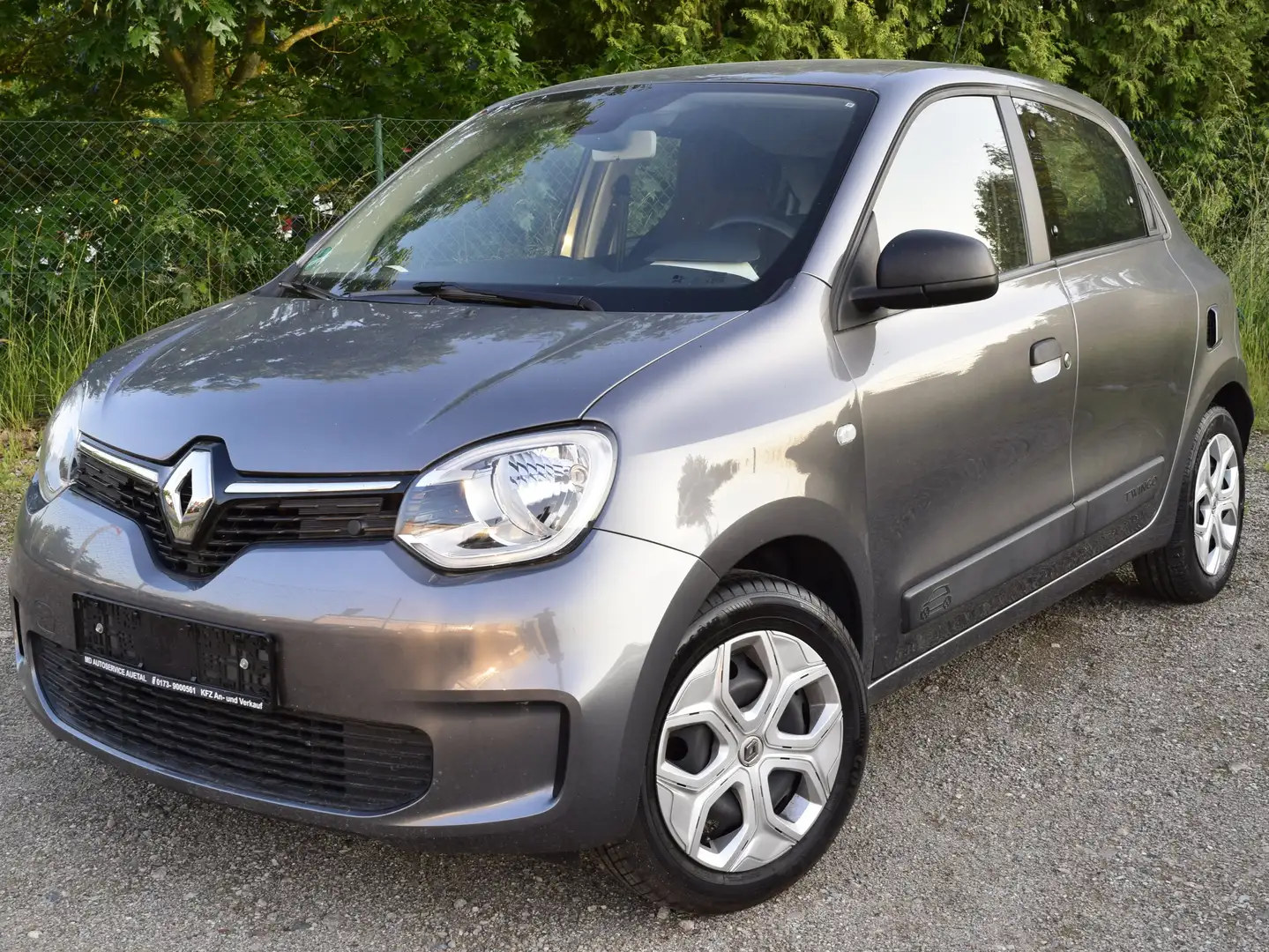 Renault Twingo 1HAND/SCHEKHEFT/LED/STARTSTOP/TEMPOMAT/BC/SERVO/ZV Gris - 2