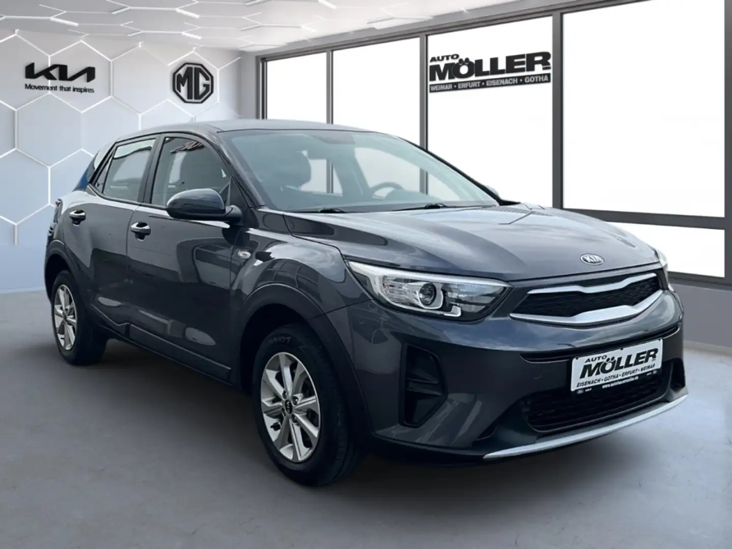 Kia Stonic 1.2 Edition7 Emotion SHZ LenkradHZG PDC Temp Gris - 2