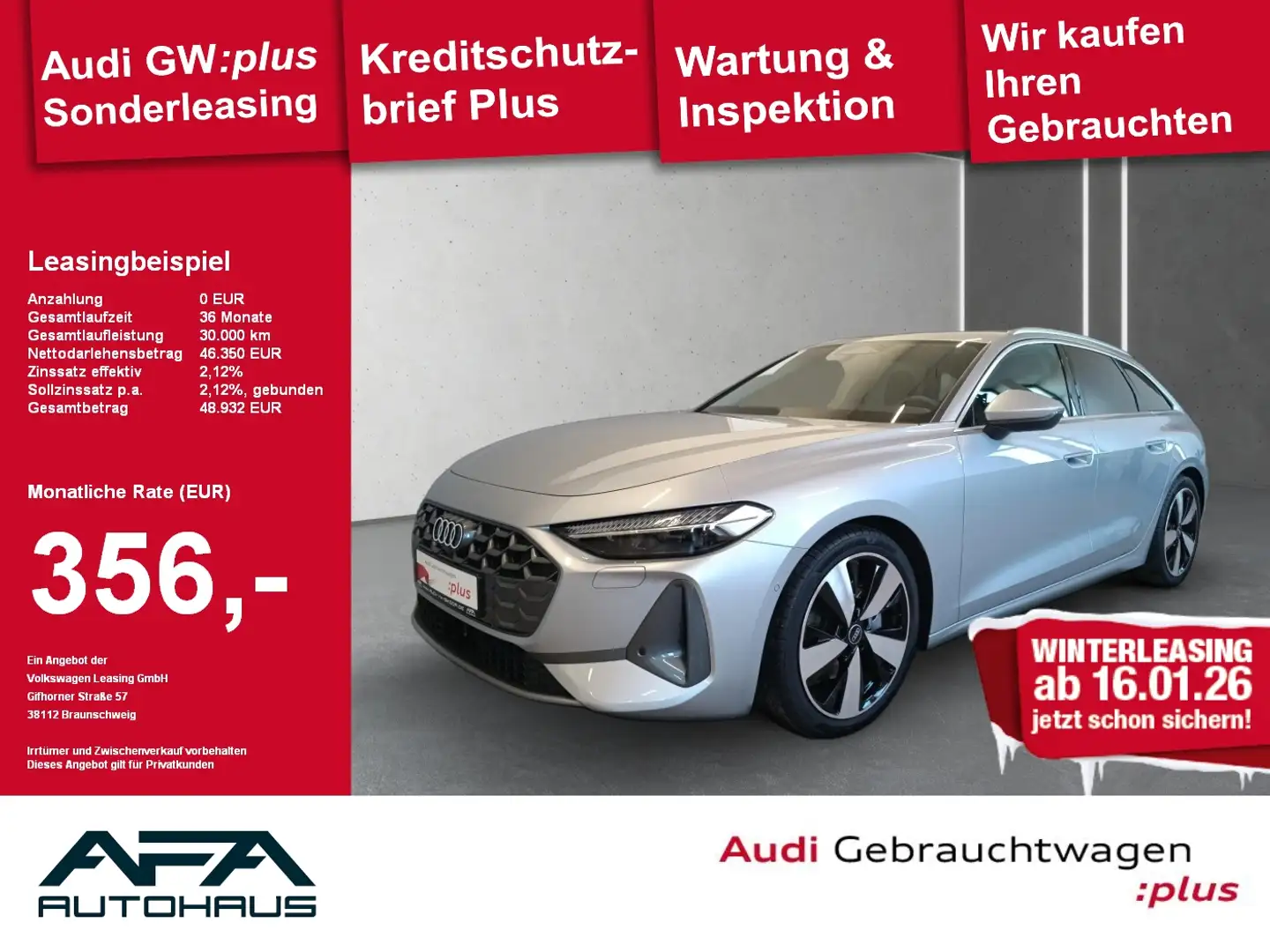 Audi A5 Avant TFSI S tronic RFK*ACC*Sportsitz*AHK*19 Silber - 1