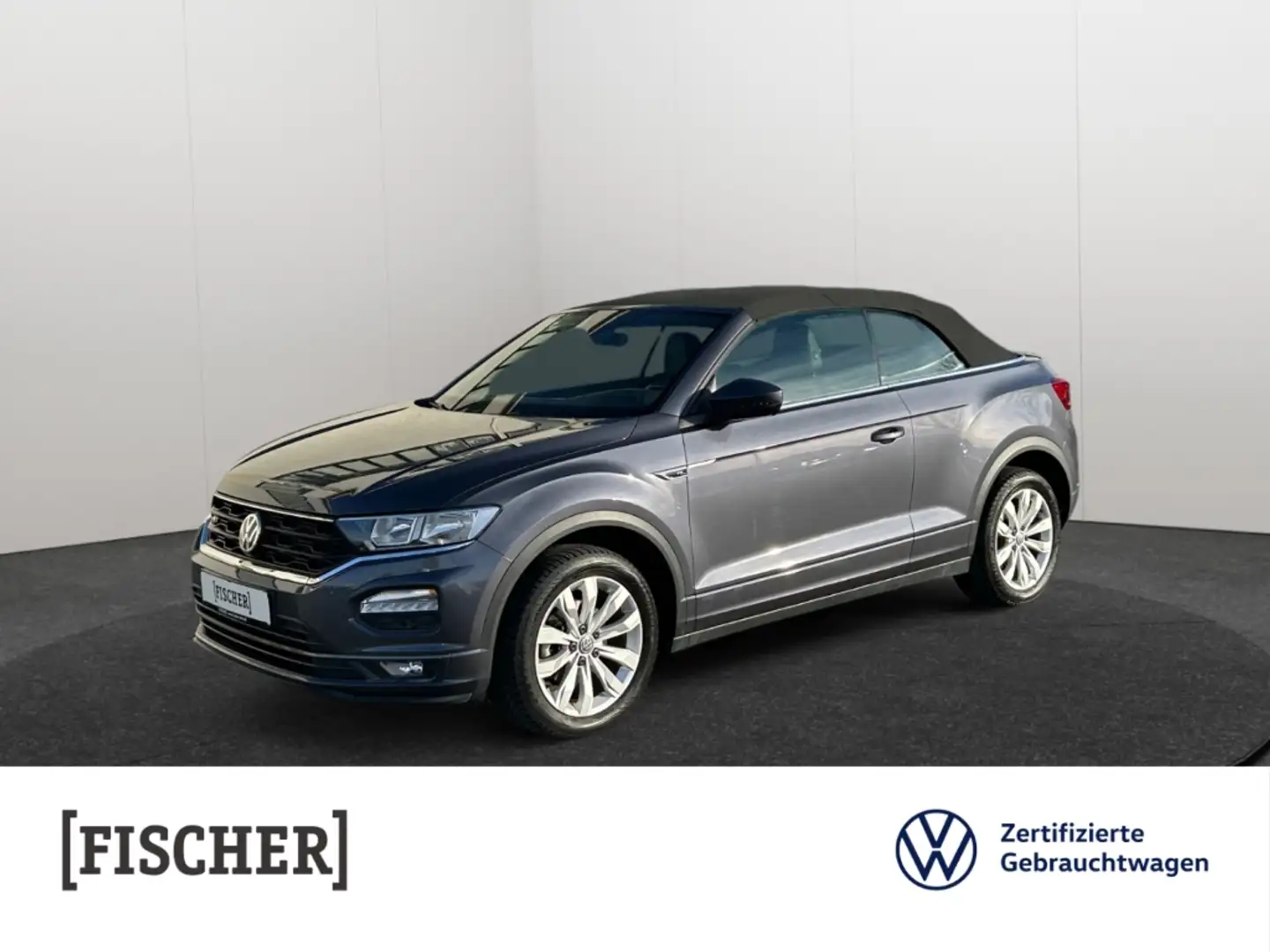 Volkswagen T-Roc Cabriolet 1.5TSI R-Line SHZ PDC vorn & hinten Grau - 1