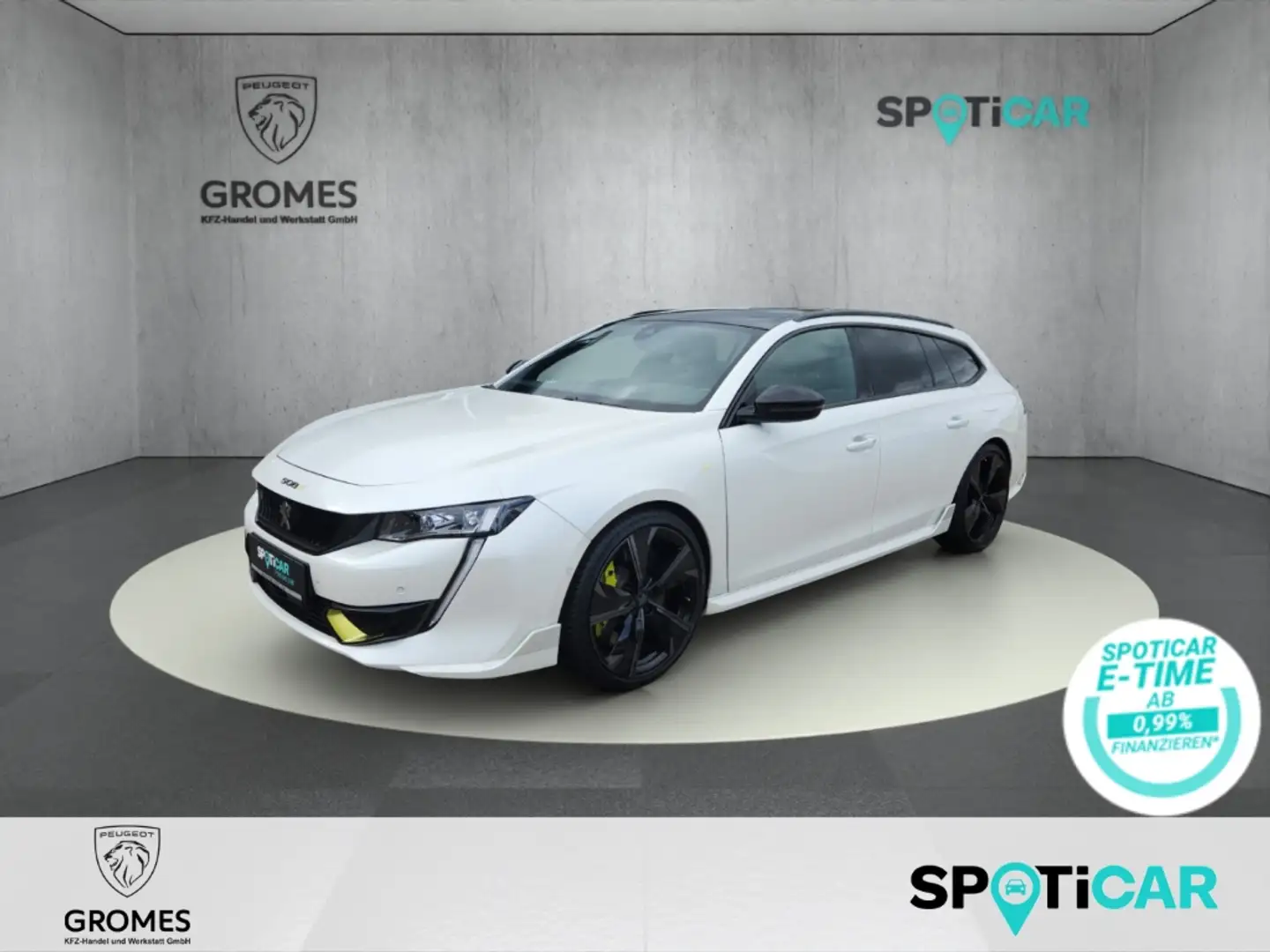 Peugeot 508 Hybrid4 360 PSE SW Navi Leder PANO ACC digitales C Weiß - 1