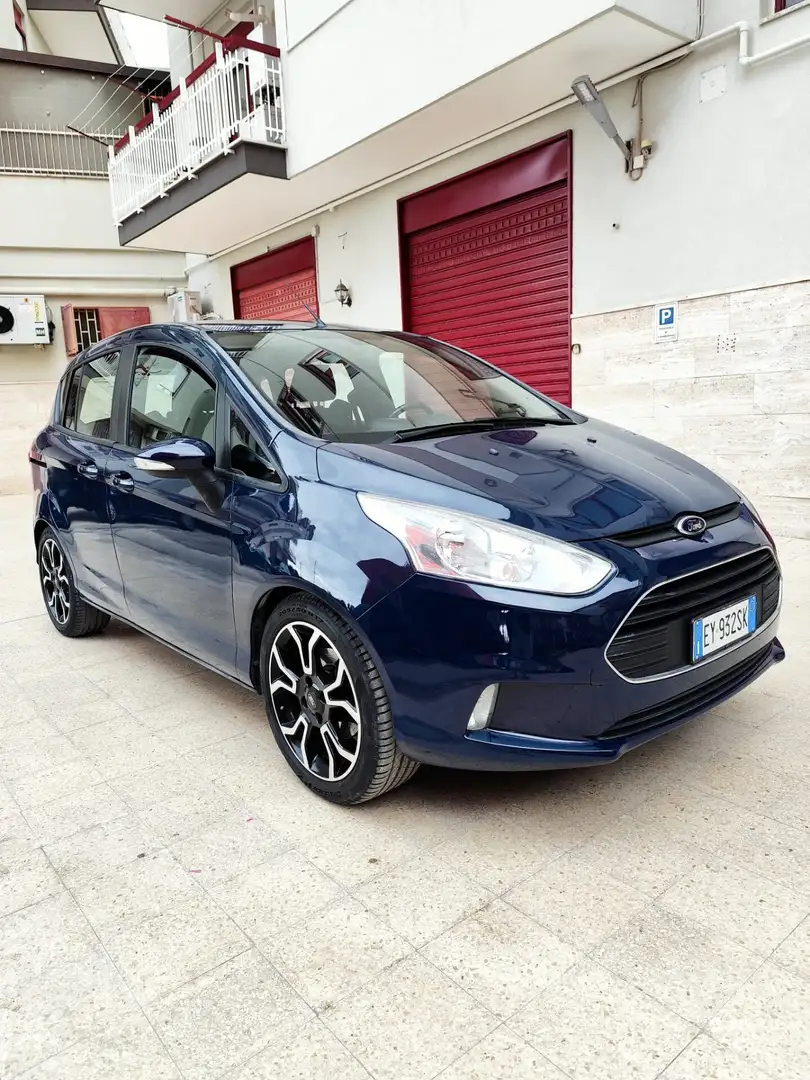 Ford B-Max B-Max 1.4 90 CV GPL Business Titanium Bleu - 1