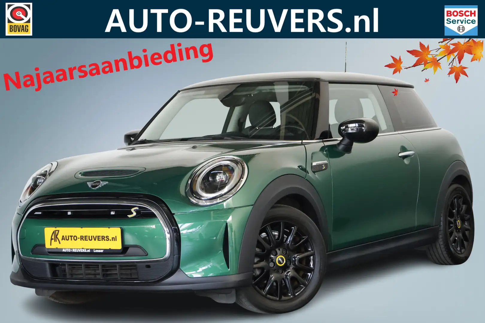 MINI Cooper E Electric Collection 33 kWh / LED / Navi / CarPlay Vert - 1
