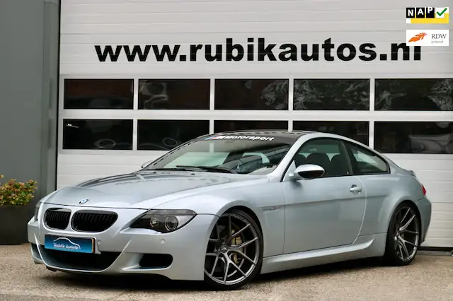 BMW M6 6-serie Coupe 5.0i V10 |Zwart leder |20 inch |Org.