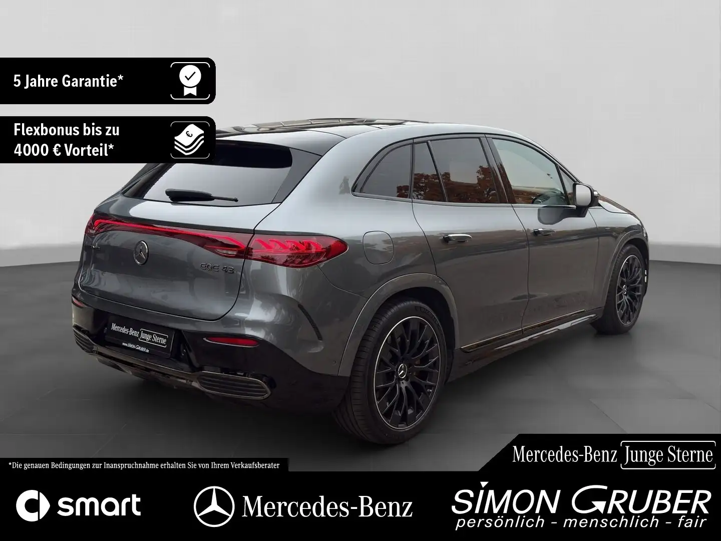 Mercedes-Benz EQE 43 4M SUV AMG Night Pano HUD Sitzklima Nappa Gris - 2