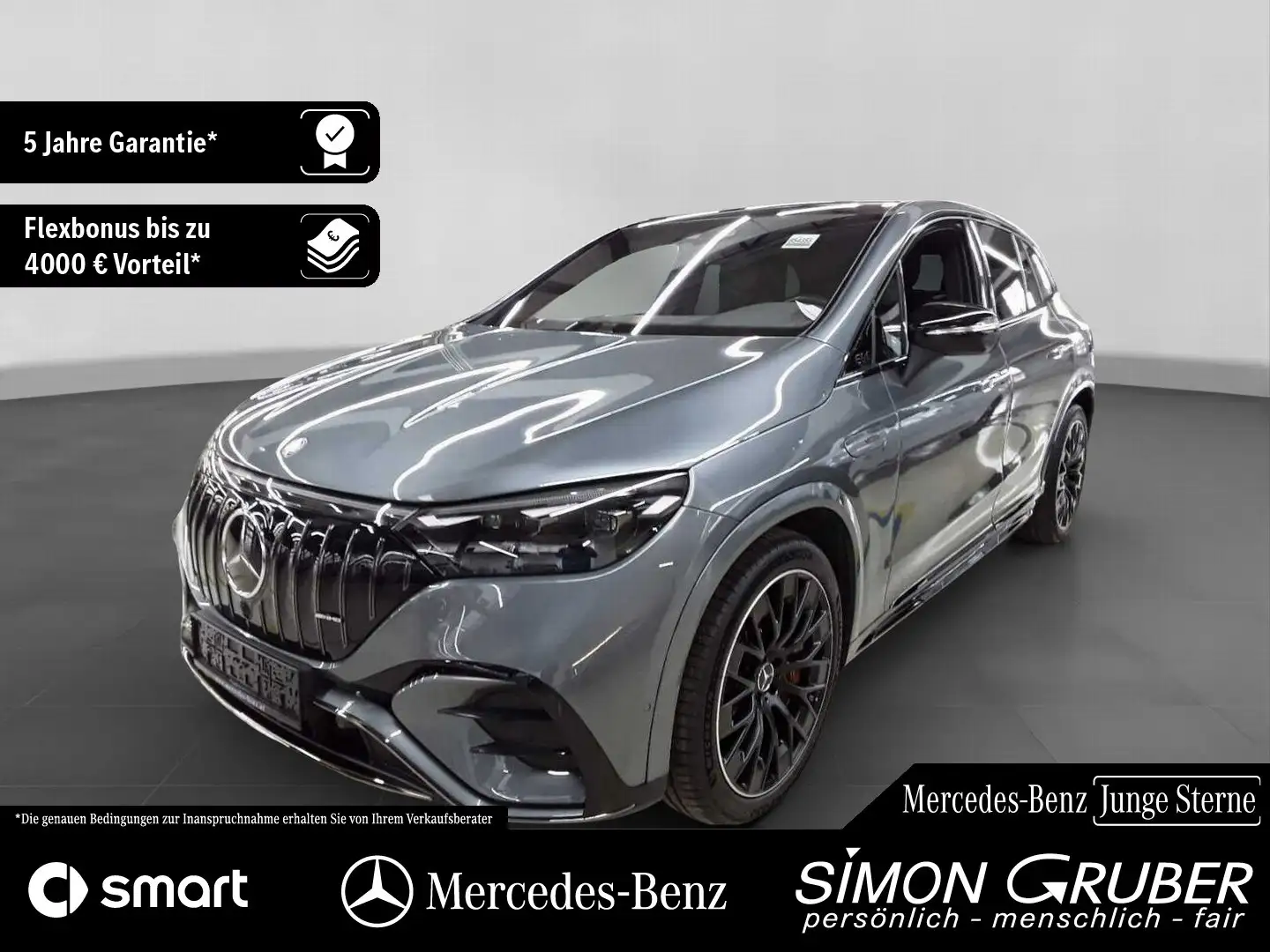 Mercedes-Benz EQE 43 4M SUV AMG Night Pano HUD Sitzklima Nappa Grau - 1