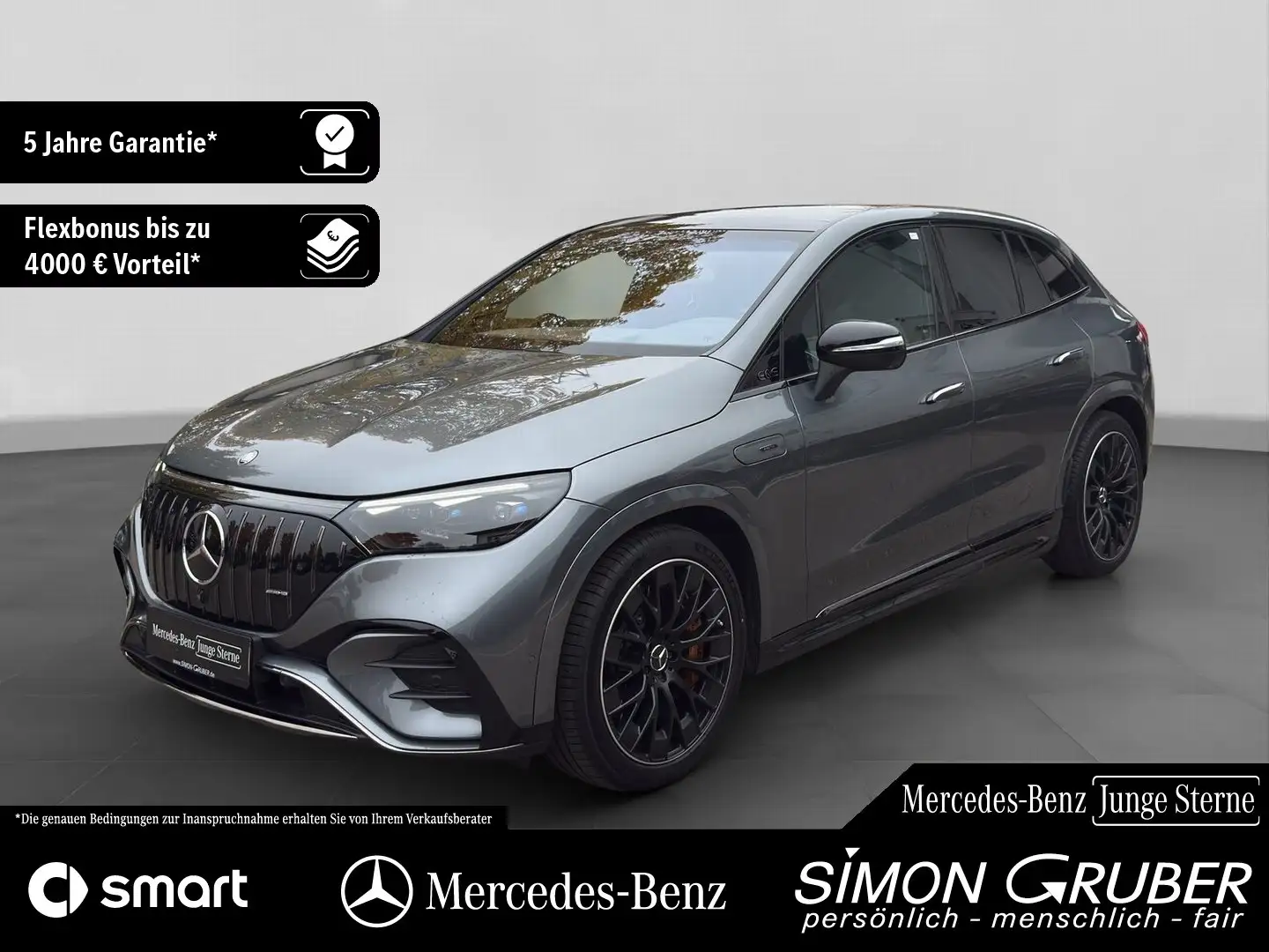Mercedes-Benz EQE 43 4M SUV AMG Night Pano HUD Sitzklima Nappa Gris - 1