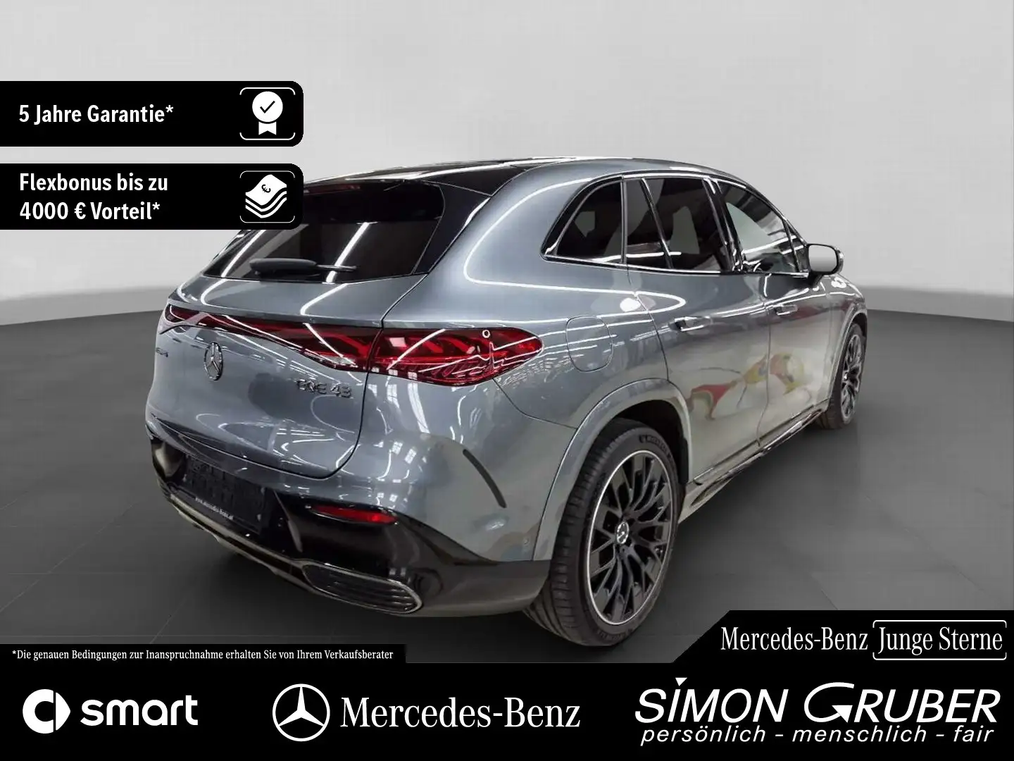 Mercedes-Benz EQE 43 4M SUV AMG Night Pano HUD Sitzklima Nappa Grau - 2