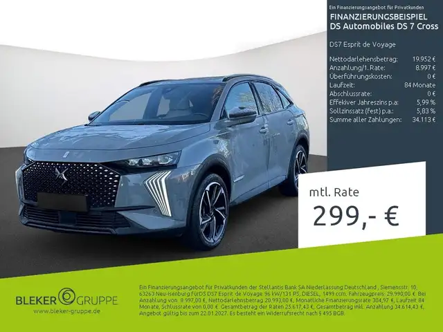 DS Automobiles DS 7 Crossback DS7 Esprit de Voyage
