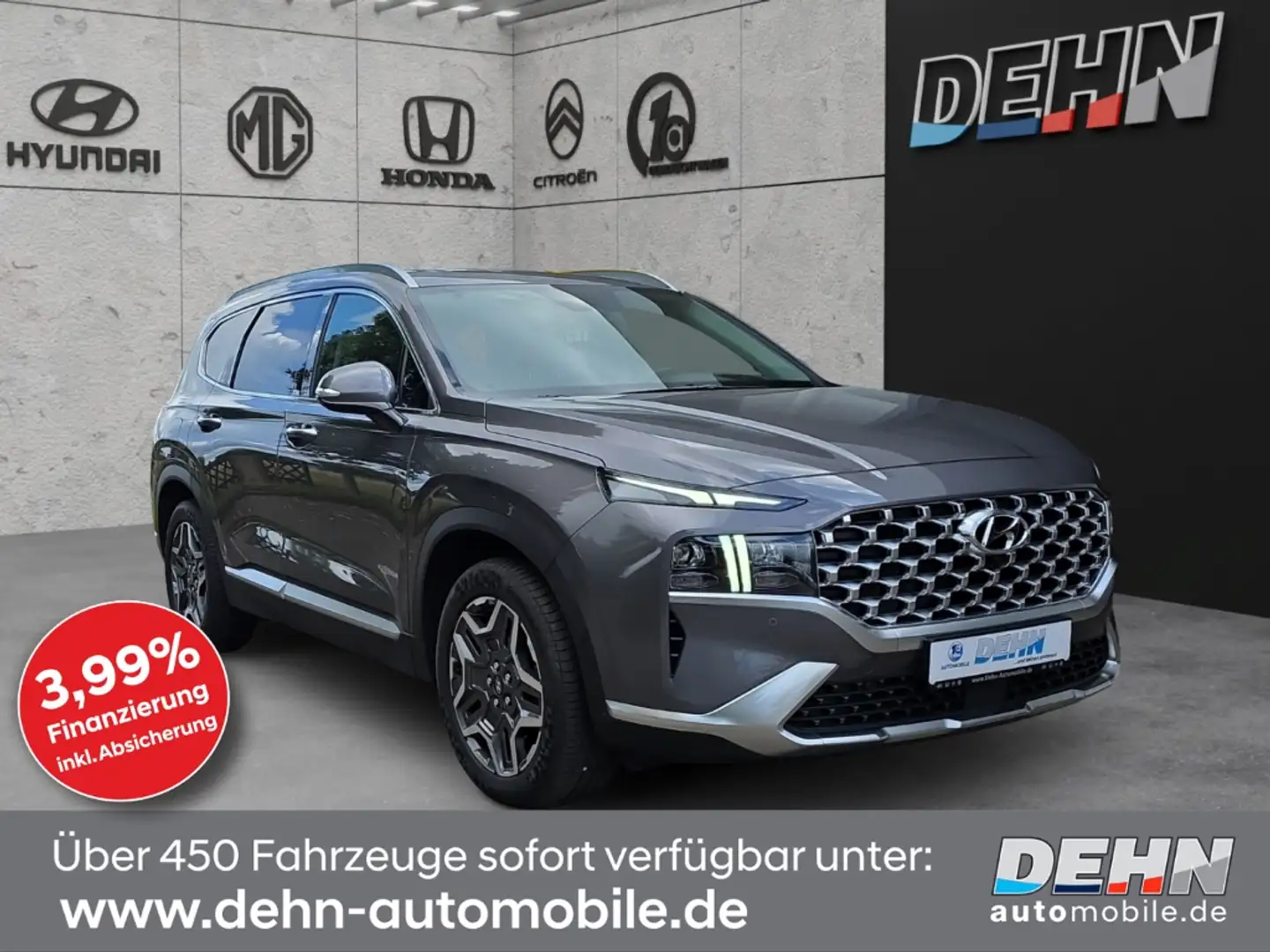Hyundai SANTA FE Plug-In-Hybrid 4WD Prime-Paket/Assistenzpaket+ Gris - 1