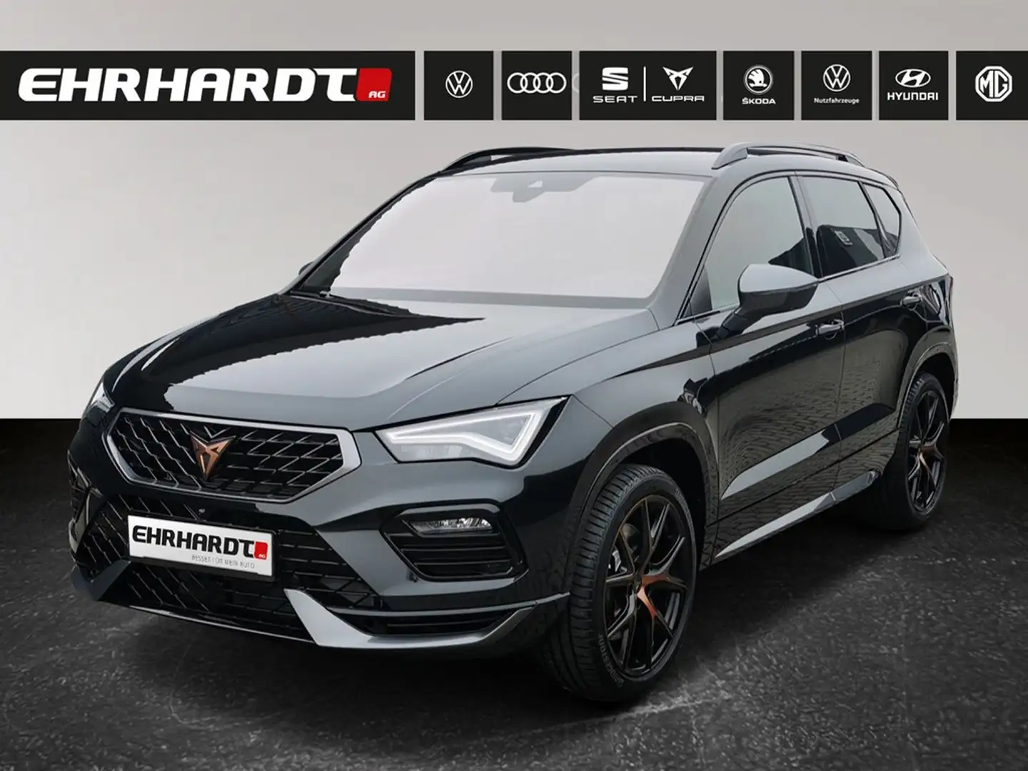 CUPRA Ateca 2.0 TSI DSG 4Drive COPPER AHK*VIRTUAL*NAVI*LED*... Schwarz - 1