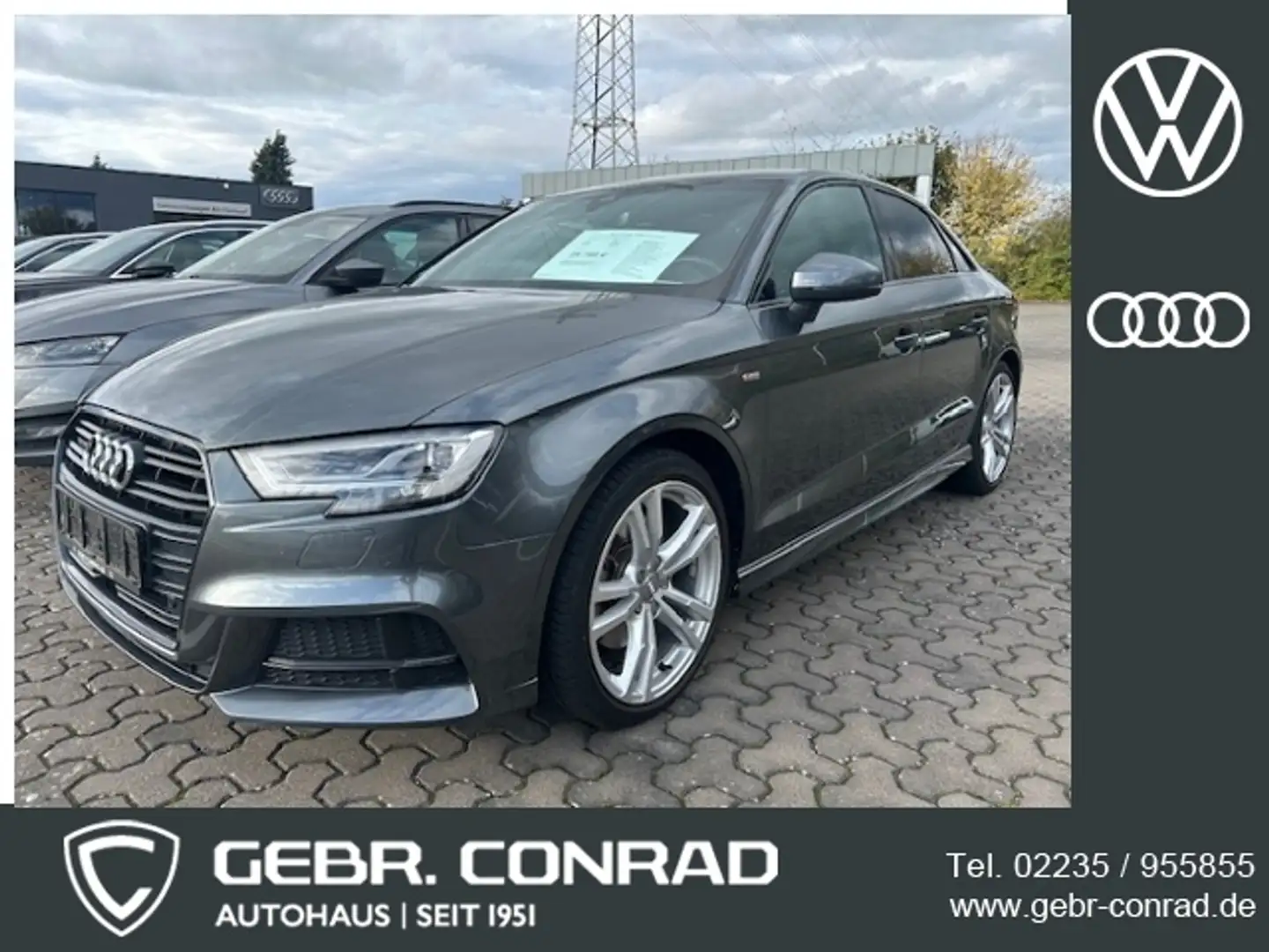 Audi A3 Lim. TFSI "S line" quattro, NP: 58.000 € Gris - 1