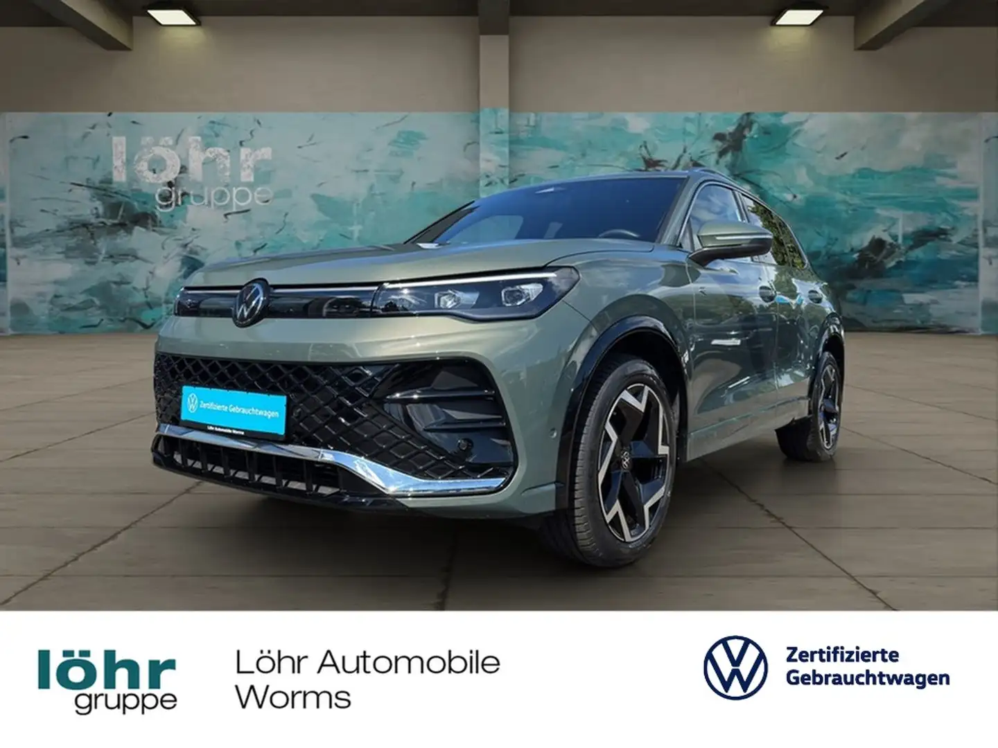 Volkswagen Tiguan 1.5 eTSI R-Line *AHK*HEAD-UP*STANDHEIZUNG* Grün - 1