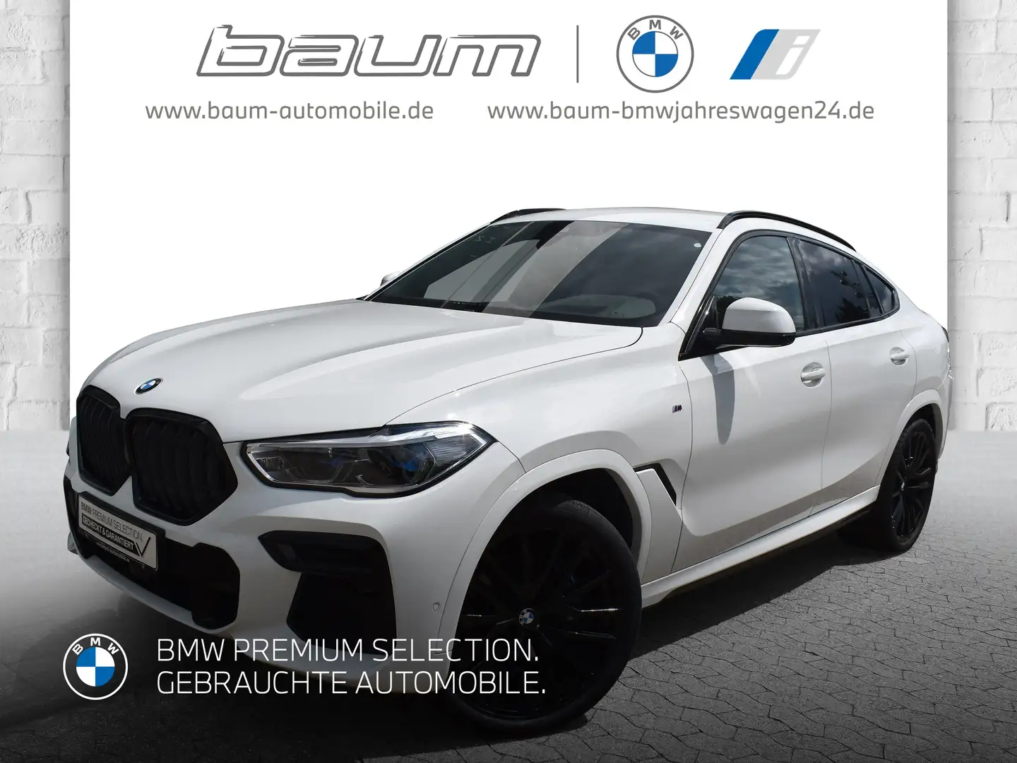 BMW X6 xDrive30d M Sportpaket Head-Up HiFi DAB WLAN White - 1