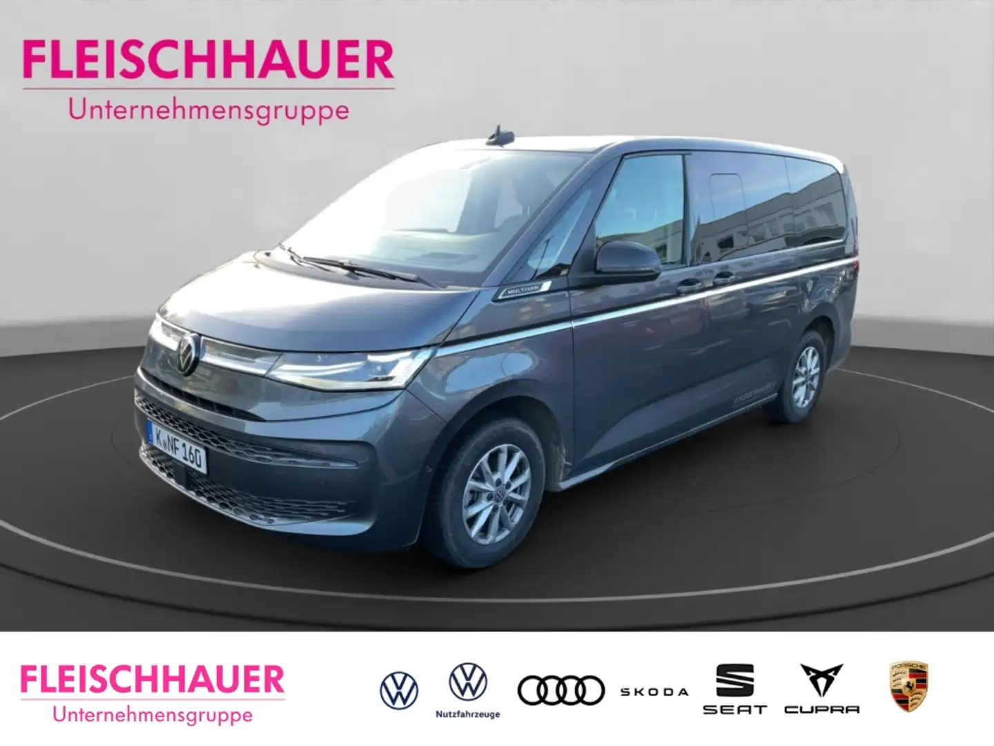 Volkswagen T7 Multivan Style lang HUD AHK-klappbar Panorama Leder digital Grau - 1