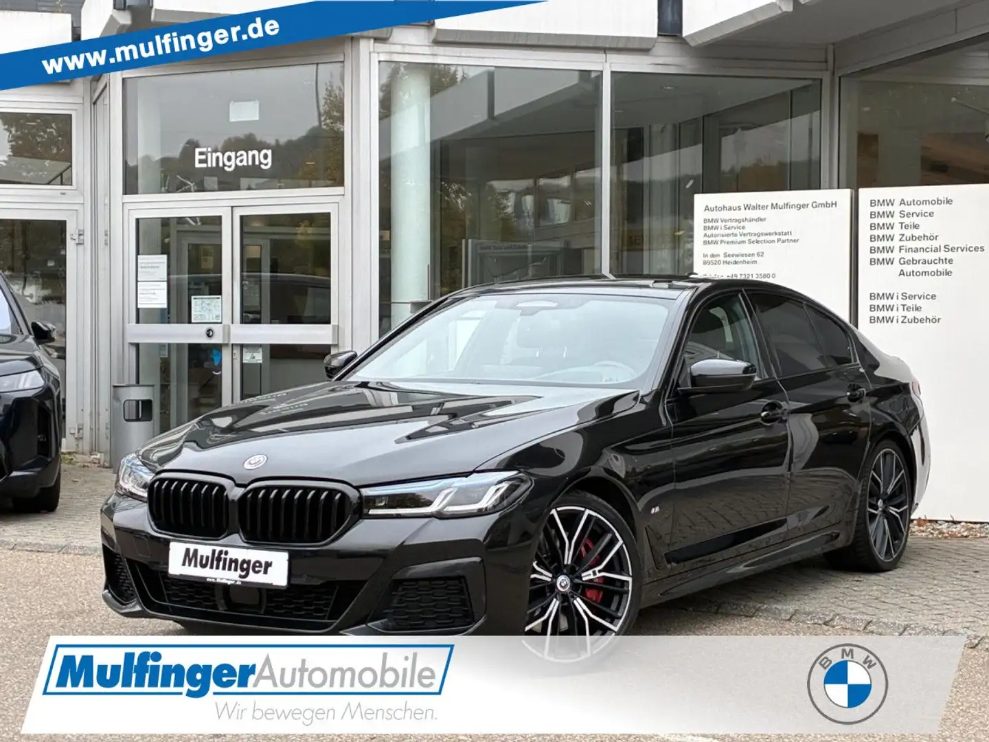 BMW 540 d xDr.M Sport Pro HUD ACC Laser H/K Standh.20 Schwarz - 1