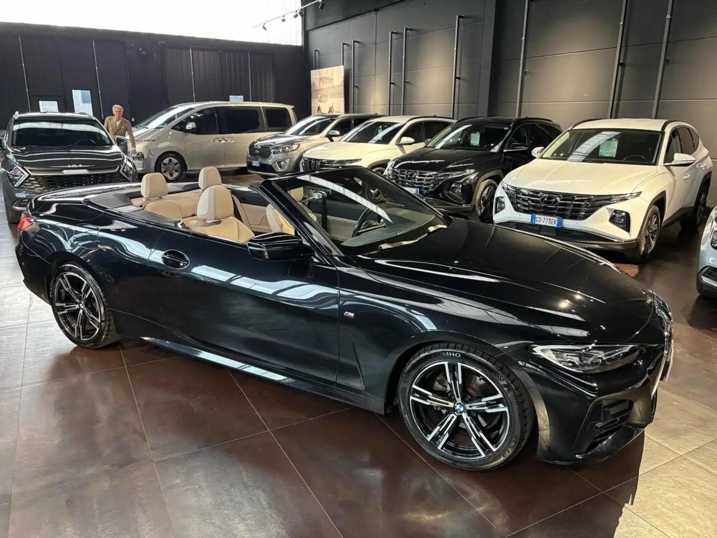BMW 420 d 48V Cabrio Msport Nero - 1