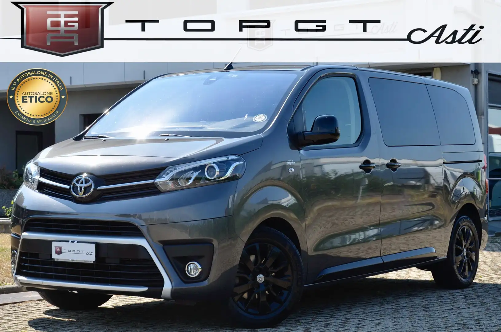 Toyota Proace VERSO 5p Black Edition 2.0d 177cv auto AUTOCARRO Grigio - 1