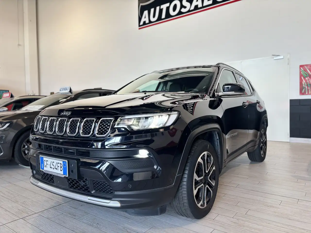 2021 Jeep Compass LIMITED 1.3 TURBO BENZINA 150CV AUTOMATICO KM. CERTIFICATI, photograph 3