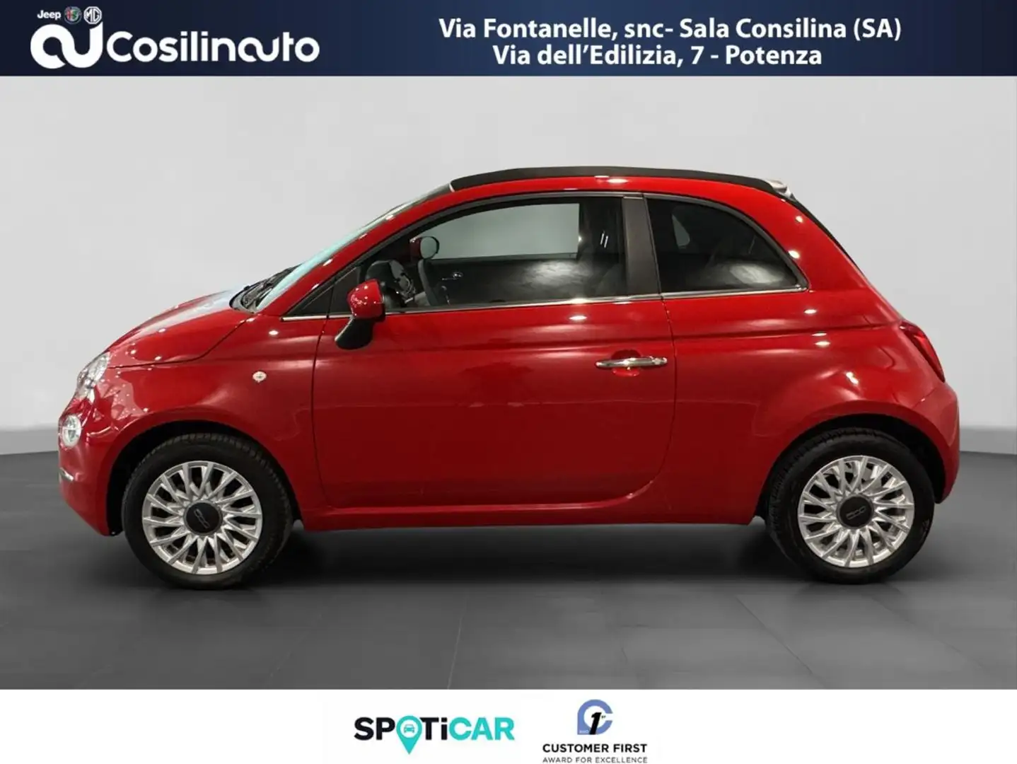 Fiat 500 C 1.0 70 CV Hybrid MY24 Rosso - 2