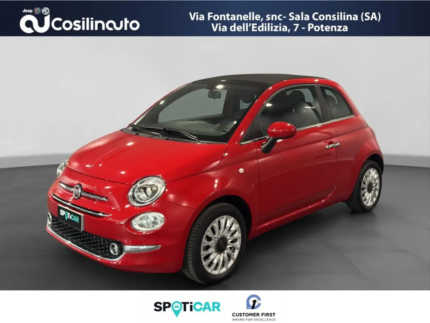 Fiat 500 C 1.0 70 CV Hybrid MY24 Rosso - 1