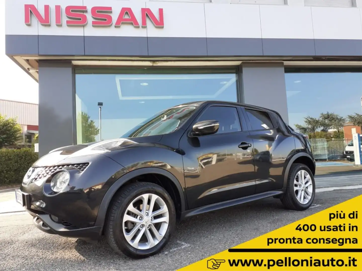 Nissan Juke 1.5 dCi Acenta cerchi 17" - km certif - garanzia Nero - 1
