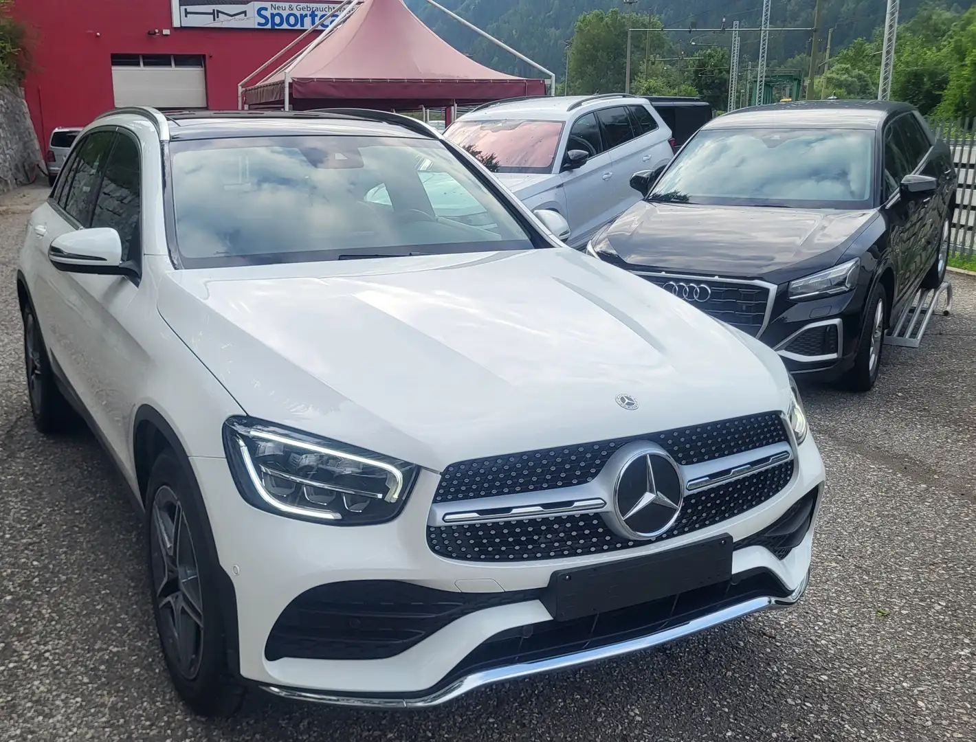 Mercedes-Benz GLC 220 Coupe d Premium 4Matic Auto AMG / Gancio/Tetto/LED Alb - 1