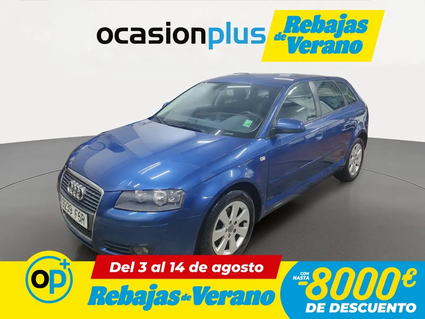 Audi A3 Sportback 2.0TDI Ambiente S-T DPF Azul - 1
