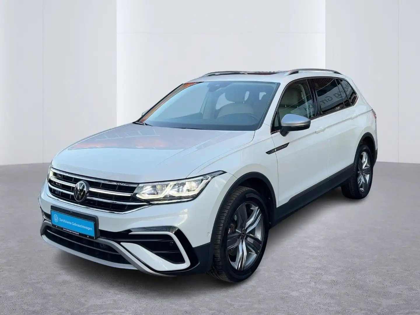Volkswagen Tiguan Allspace 2.0 TDI DSG Eleg.4M Navi Pano Weiß - 2