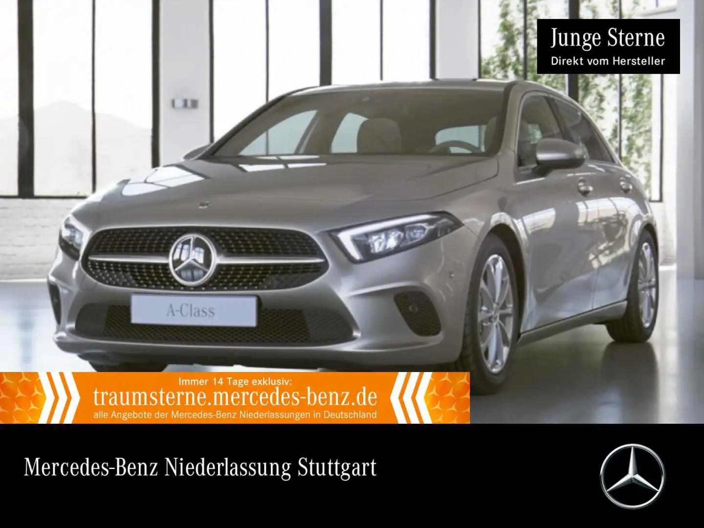 Mercedes-Benz A 200 PROGRESSIVE+LED+KAMERA+7G Argent - 1