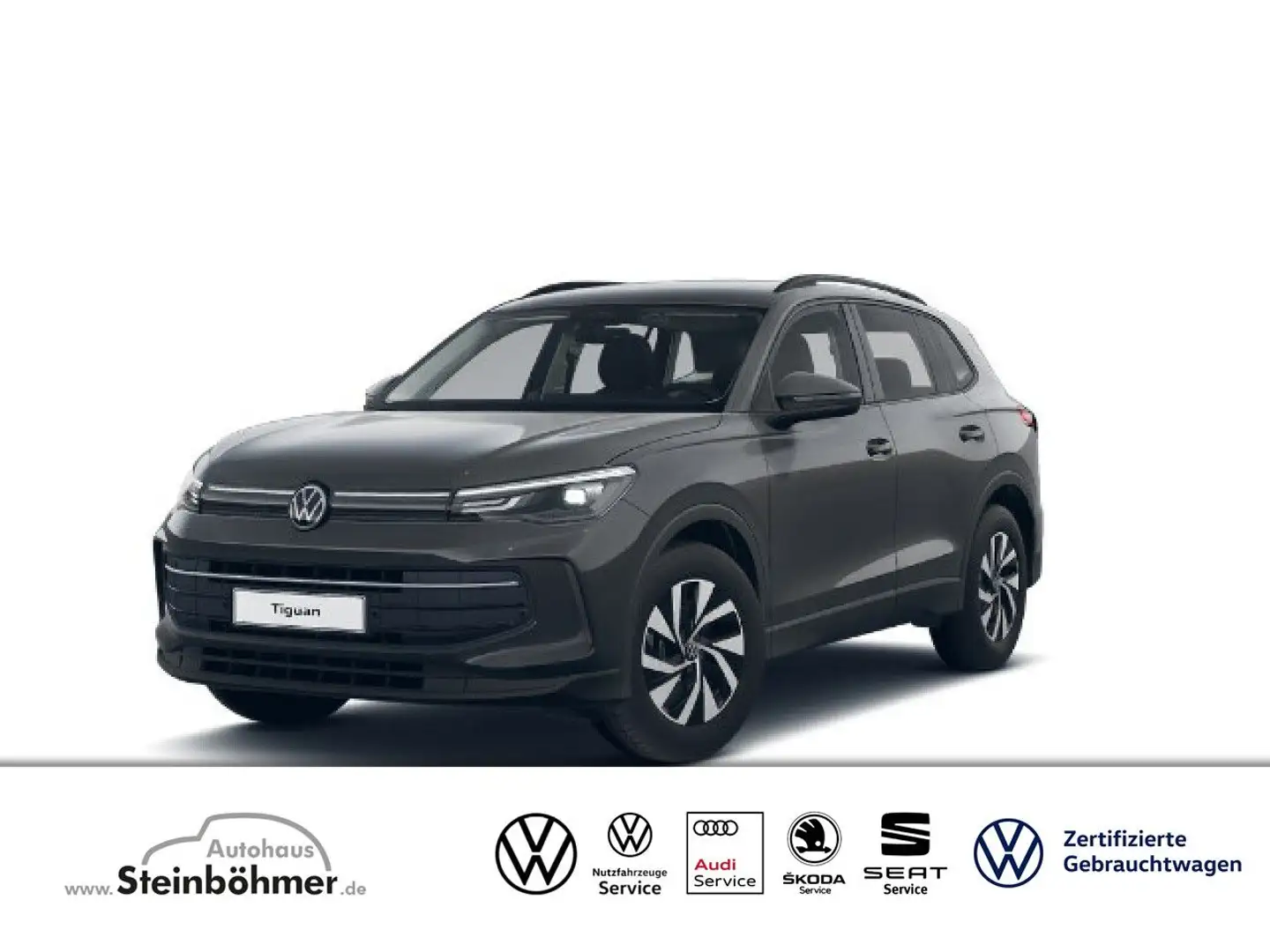 Volkswagen Tiguan Life 2.0 TDI 4MOTION (193 PS) DSG Bluetooth Grijs - 1