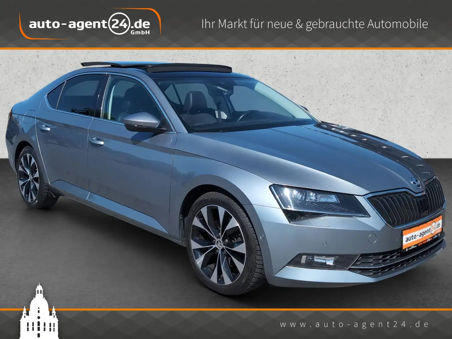 Skoda Superb 2.0 TDI Style/Pano/ACC/DCC/StHzg./AHK/Memo Grau - 1
