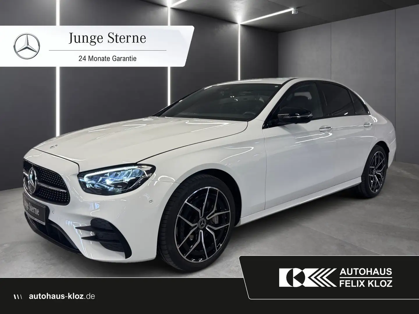 Mercedes-Benz E 300 e AMG*Burmester*Totwinkel*360°*LED*Night* Wit - 1