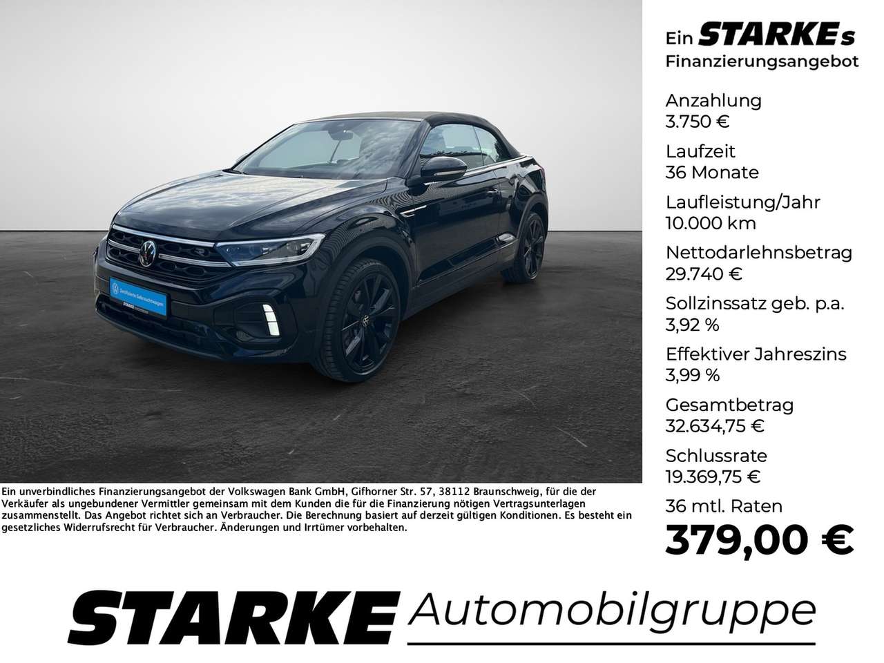 Volkswagen T-Roc — Volkswagen T-Roc Cabriolet 1.5 TSI DSG R-Line
