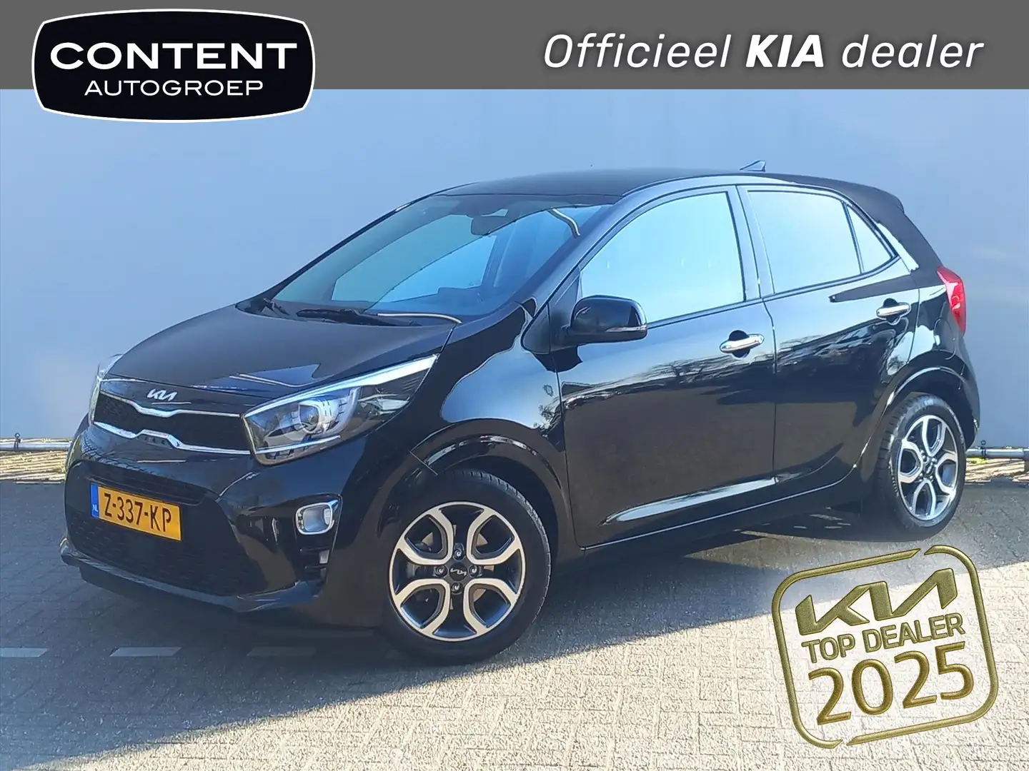 Kia Picanto 1.0 DPi 67pk 4-zits DynamicPlusLine Schwarz - 1