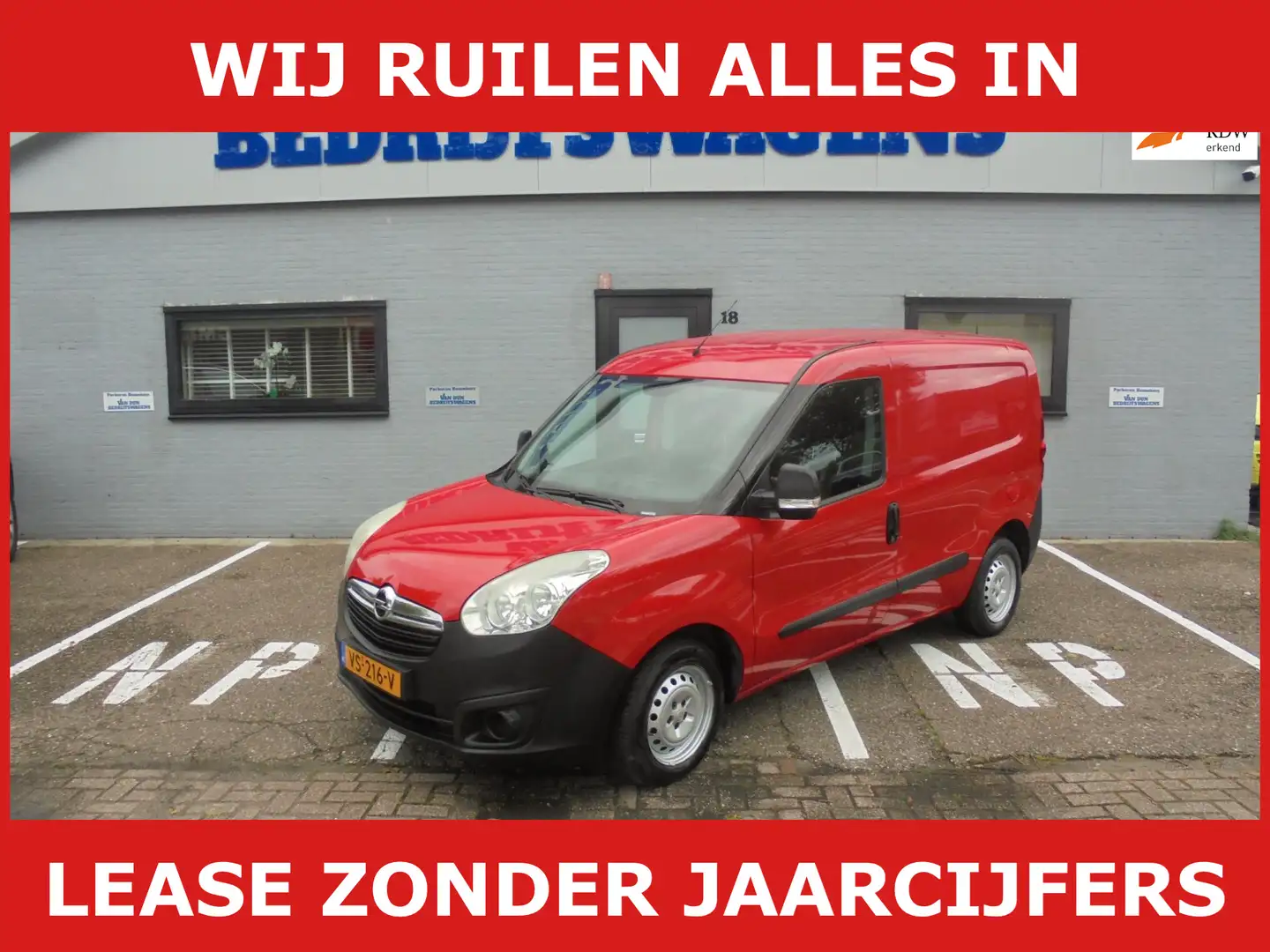 Opel Combo 1.3 CDTi L1H1 ecoFLEX euro 5 Rood - 1