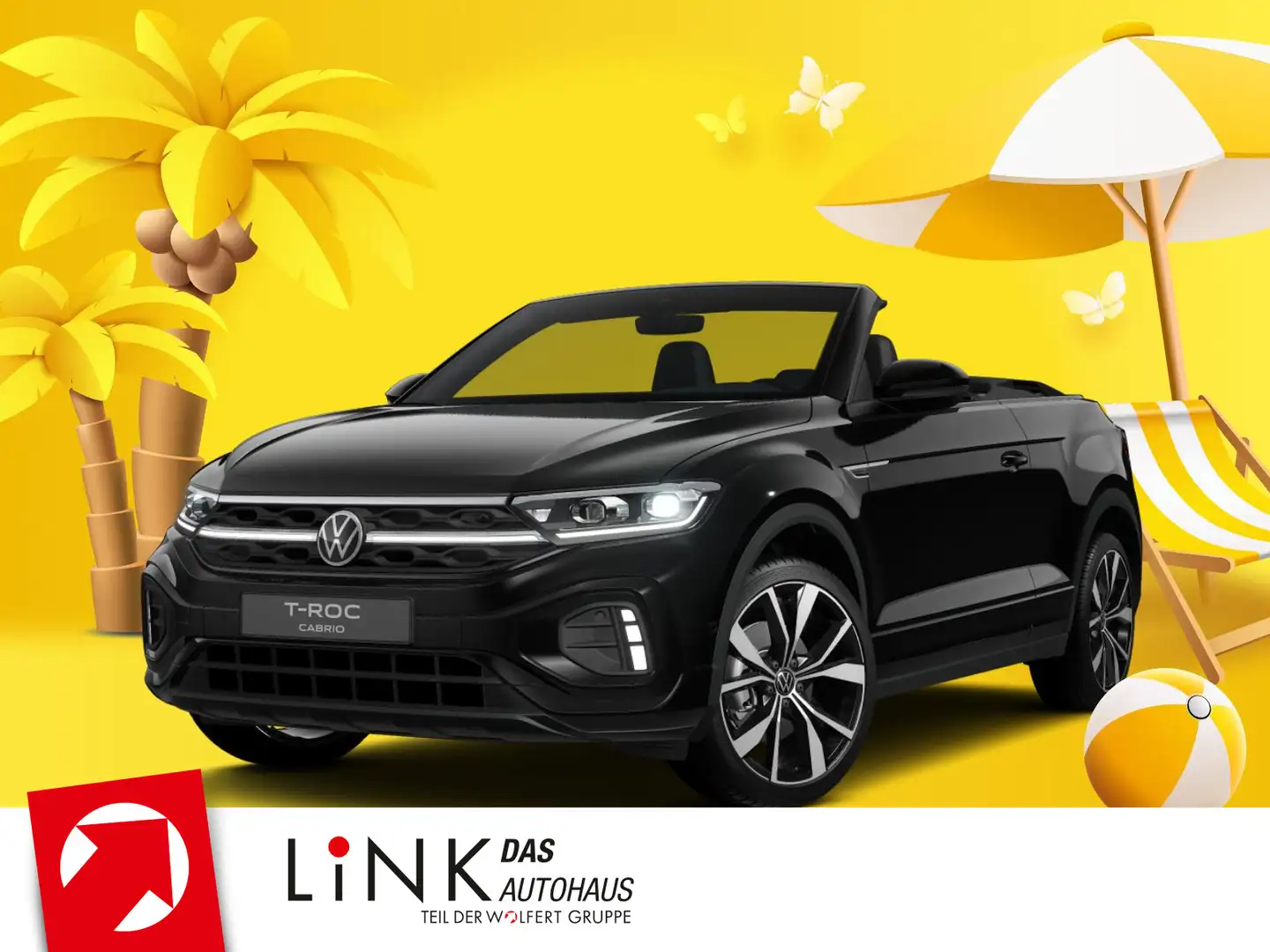 Volkswagen T-Roc R-Line 1.5 TSI OPF (150 PS) DSG Noir - 1