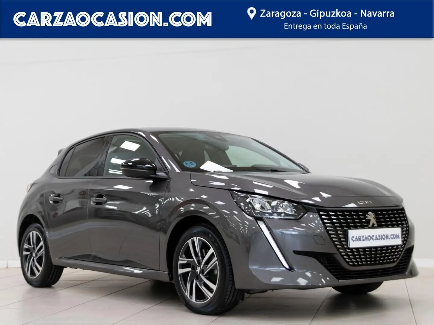 Peugeot 208 PureTech 73kW (100CV) EAT8 Allure Gris - 1