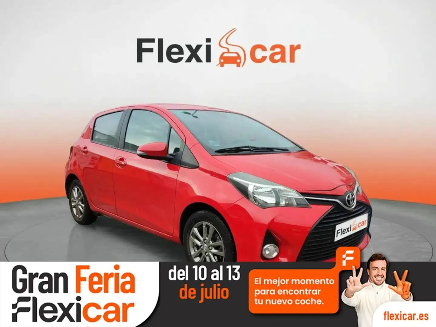 Toyota Yaris 1.0 Active Rojo - 1